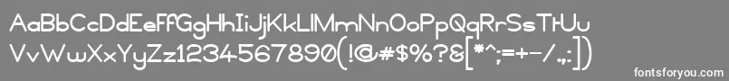 Copyviol Font – White Fonts on Gray Background