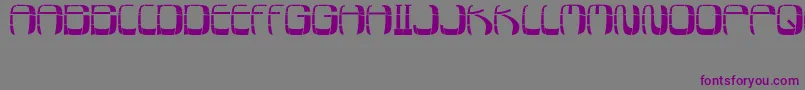 SwatchTouch Font – Purple Fonts on Gray Background