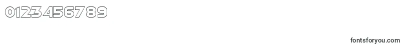 DistantGalaxyOutline-Schriftart – Schriften für Zahlen und Nummern