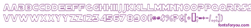 DistantGalaxyOutline Font – Purple Fonts