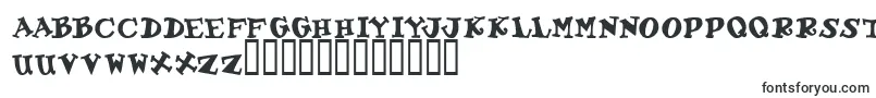Czcionka ToocoolscapssskBold – czcionki fryzyjskie