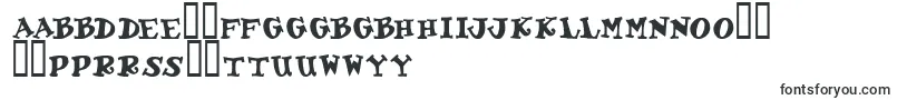 フォントToocoolscapssskBold – ヨルバ文字
