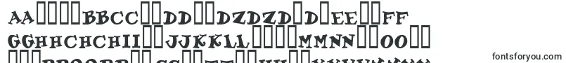Шрифт ToocoolscapssskBold – словацкие шрифты
