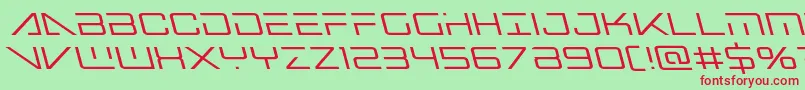 Bansheepilotleft Font – Red Fonts on Green Background