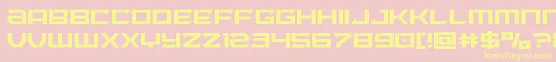 En savoir plus sur la police Laserwolf Police Laserwolf – polices jaunes sur fond rose