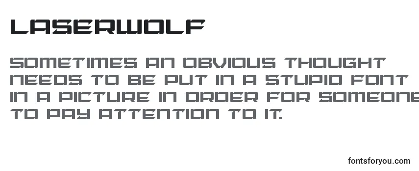 Laserwolf-fontti