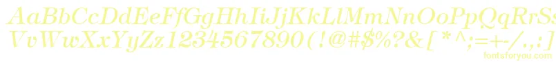 SophisticateSsiItalic Font – Yellow Fonts