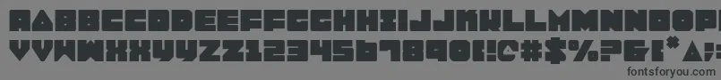 Lobotommy Font – Black Fonts on Gray Background
