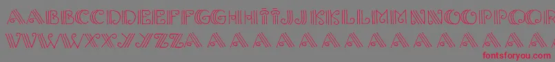 Columnion Font – Red Fonts on Gray Background