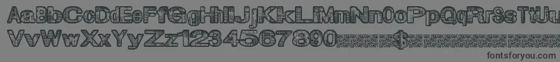 Citymagic Font – Black Fonts on Gray Background