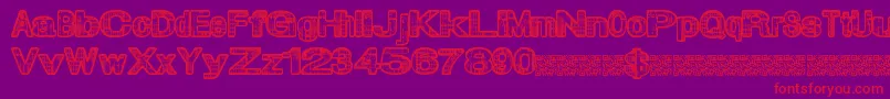 More about Citymagic Font Citymagic Font – Red Fonts on Purple Background