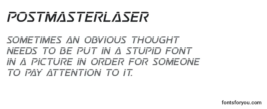 Postmasterlaser Font