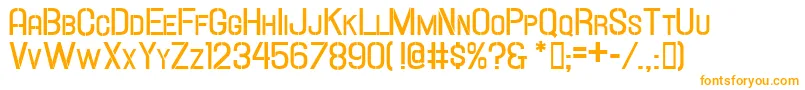 Hallandalestencilboldsc Font – Orange Fonts
