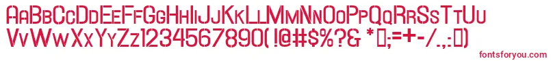 Hallandalestencilboldsc Font – Red Fonts