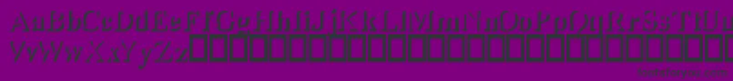ShadyLady-Schriftart – Schwarze Schriften auf violettem Hintergrund
