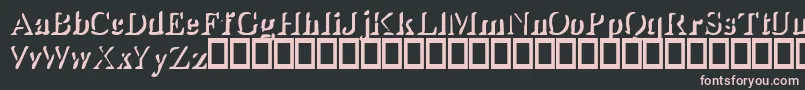 ShadyLady Font – Pink Fonts on Black Background