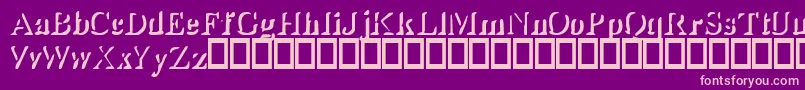 ShadyLady Font – Pink Fonts on Purple Background