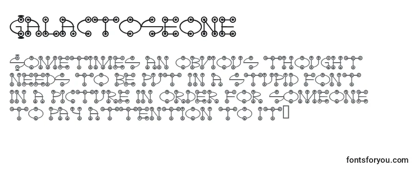 Обзор шрифта Galactoseone