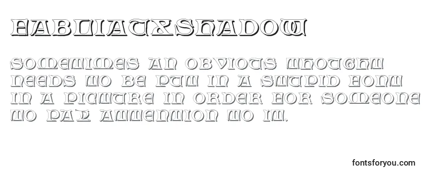 Обзор шрифта FabliauxShadow
