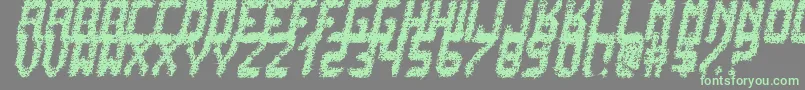 Lisätietoja PunkNotDeadTfb-fontista PunkNotDeadTfb-fontti – vihreät fontit harmaalla taustalla