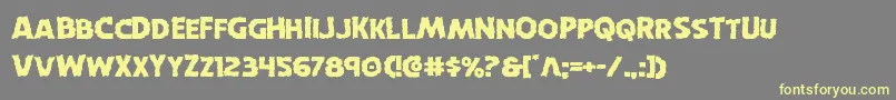 More about Horroweenexpand Font Horroweenexpand Font – Yellow Fonts on Gray Background