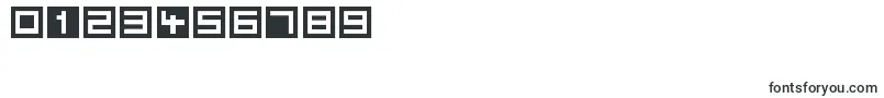 Bubbleborder Font – Fonts for Numbers and Digits