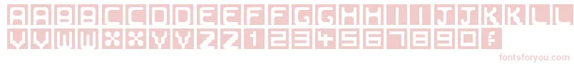 Bubbleborder Font – Pink Fonts on White Background