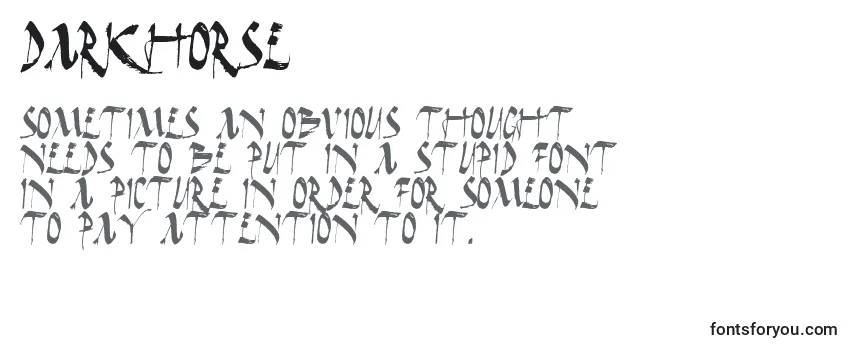 DarkHorse Font
