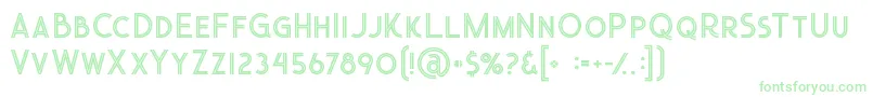 Urbaninline Font – Green Fonts