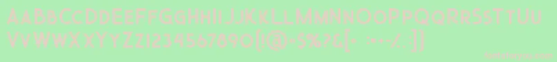 Urbaninline Font – Pink Fonts on Green Background