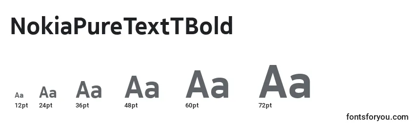 Размеры шрифта NokiaPureTextTBold