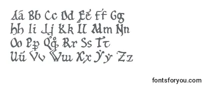 12thc.Abbey Font