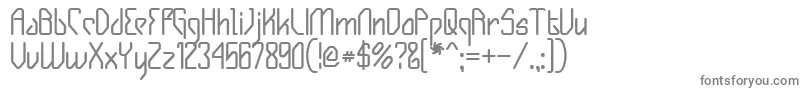 GizmoBoldフォントについての詳細 フォントGizmoBold – 白い背景に灰色の文字