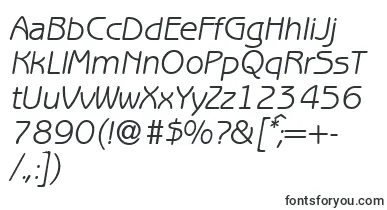 B691SansItalic font – Fonts Starting With B