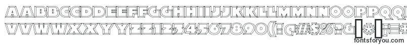 XylitolHollow-fontti – vektorifontit