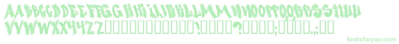 NosegrindDemo Font – Green Fonts on White Background