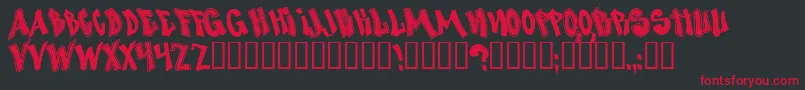 NosegrindDemo Font – Red Fonts on Black Background