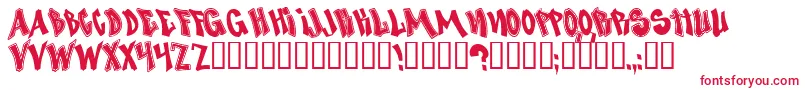 NosegrindDemo Font – Red Fonts on White Background