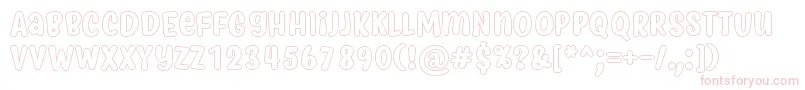MyfridaHollow Font – Pink Fonts