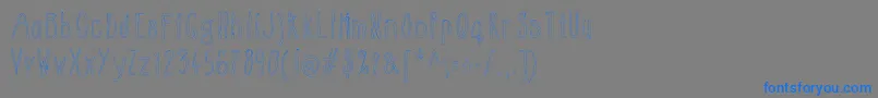 WsEgg-Schriftart – Blaue Schriften auf grauem Hintergrund