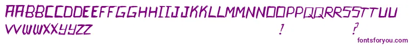 Weitere Informationen zur Kamikaze-Schriftart Kamikaze-Schriftart – Violette Schriften