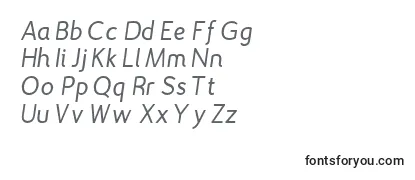 GautamaItalic-fontti