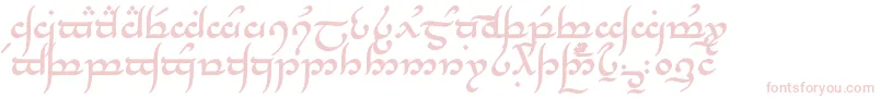 TengwarAnnatarBold Font – Pink Fonts on White Background