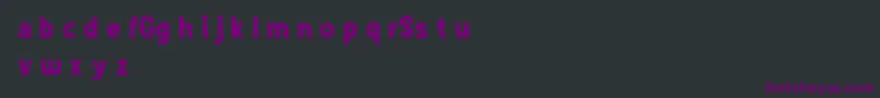 フォントGrotesSansDemo – 黒い背景に紫のフォント