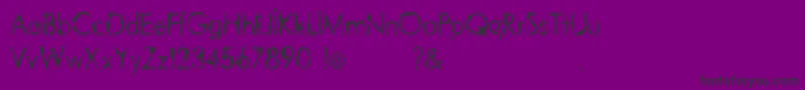 Vtksparadoxo Font – Black Fonts on Purple Background