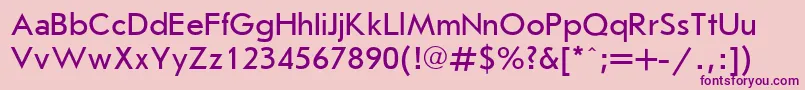 JournalsansCyrillic Font – Purple Fonts on Pink Background