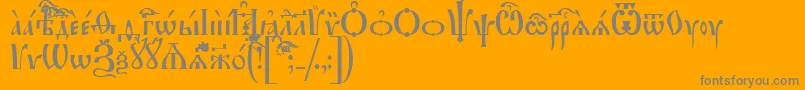 En savoir plus sur la police IrmologionUcs Police IrmologionUcs – polices grises sur fond orange