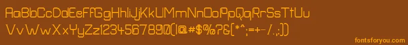 Más sobre la fuente Frission fuente Frission – Fuentes Naranjas Sobre Fondo Marrón