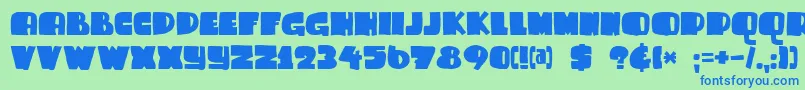 More about DkSammyBoy Font DkSammyBoy Font – Blue Fonts on Green Background