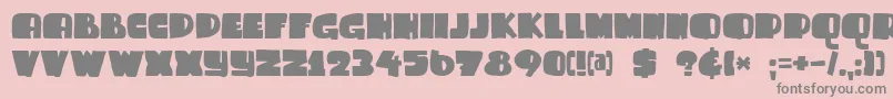 DkSammyBoy-Schriftart – Graue Schriften auf rosa Hintergrund